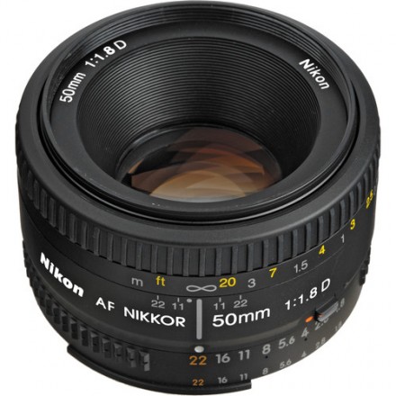 Объектив Nikon AF NIKKOR 50mm f/1.8D Объектив Nikon AF NIKKOR 50mm f/1.8D